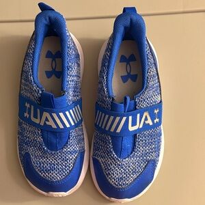 Under Armour Kids Blue Slip-On Sneakers